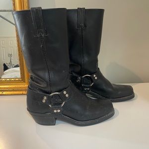 Frye Moto/ harness boots black